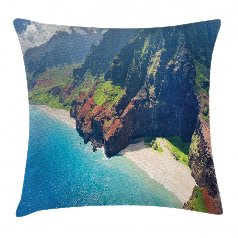 Na Pali Coast Island Pillow Cover