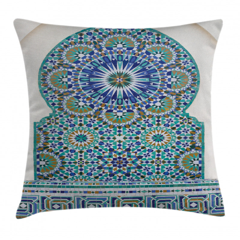 Eastern Ceramic Tile Pillow Cover