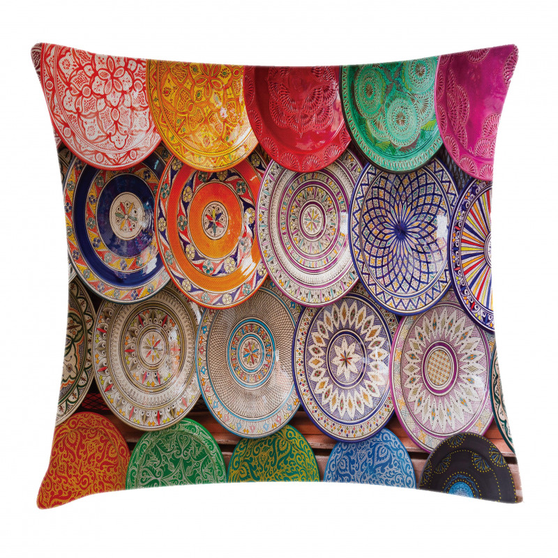 Traditional Colorful Pillow Cover