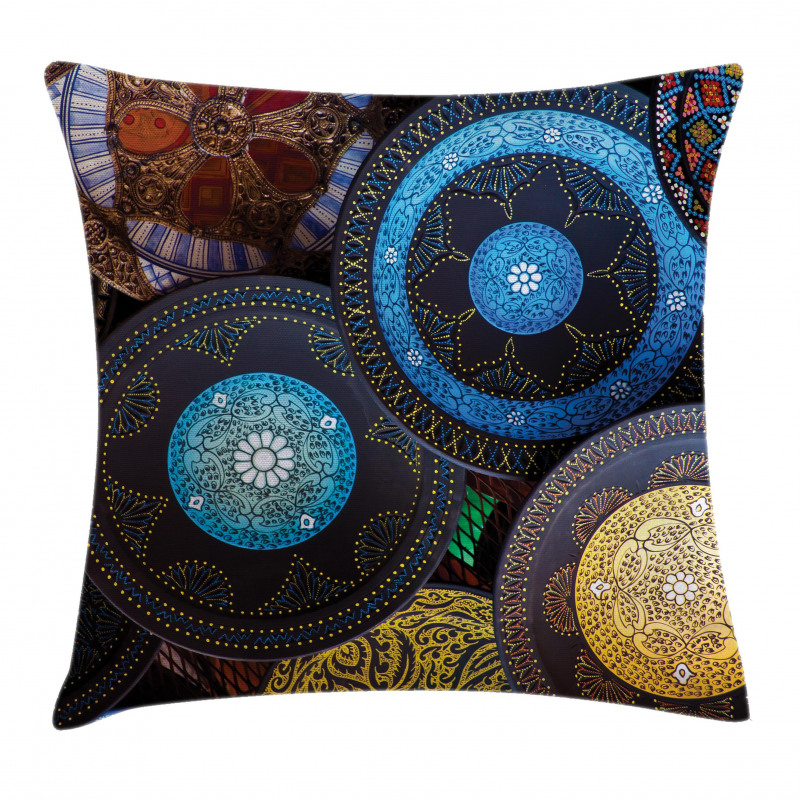 Old Touristic Places Pillow Cover