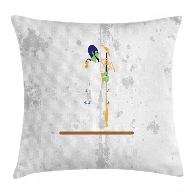 Symbolic Culture Figure Pillow Cover