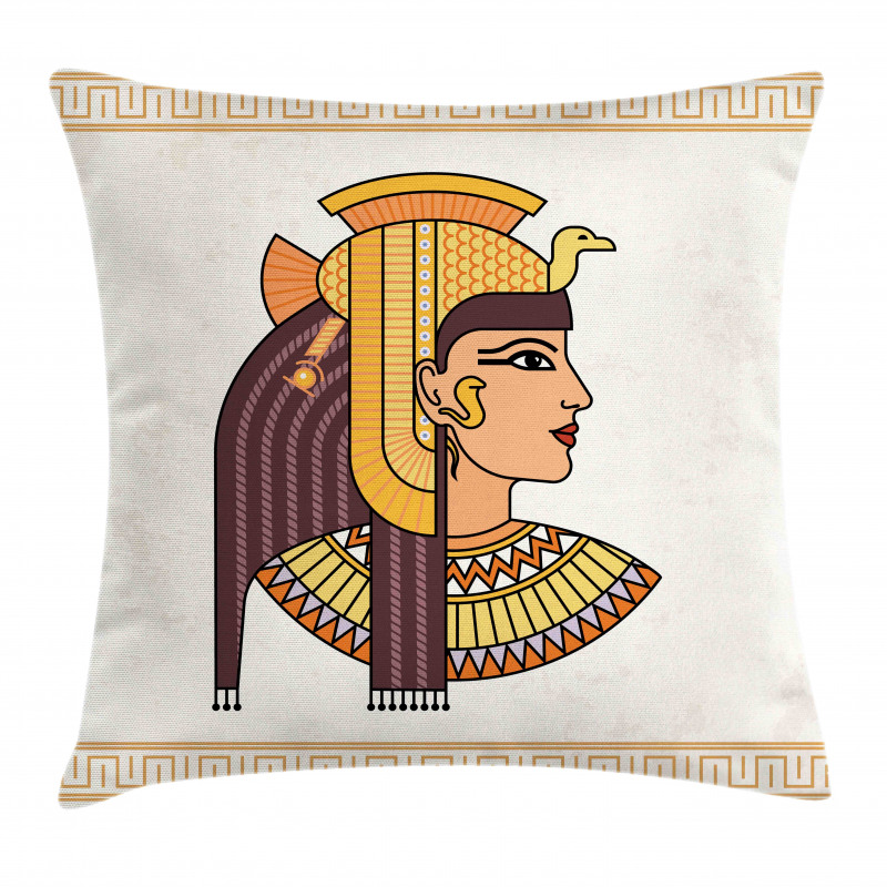 Ancient Woman Character Pillow Cover