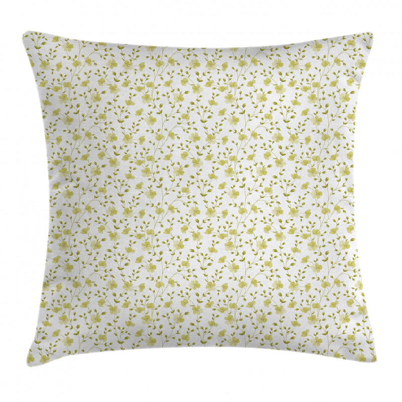 Floral Nature Botanical Pillow Cover