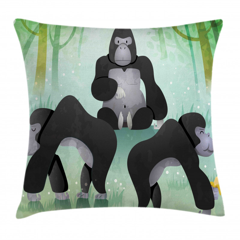 Chunky Woodland Creatures Pillow Cover