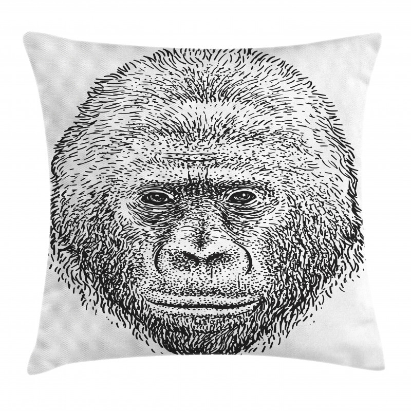 Wild Animal Portrait Pillow Cover