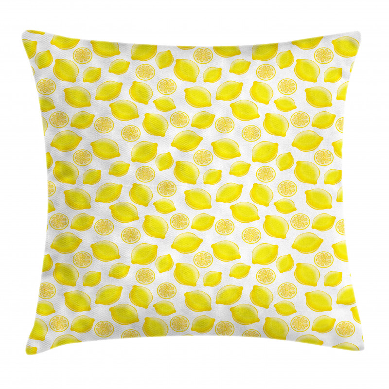 Delicious Citrus Fruits Art Pillow Cover