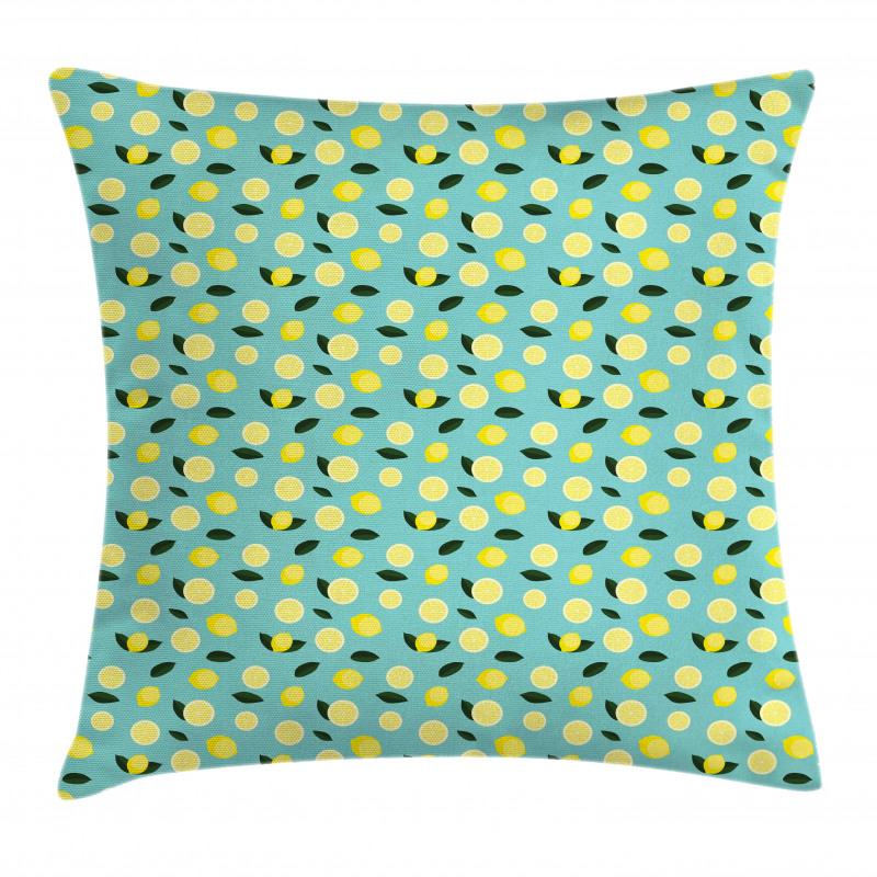 Citrus Slices Rhythmic Art Pillow Cover