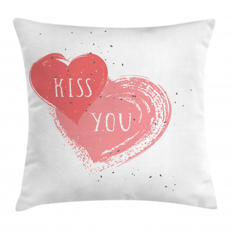 Kiss You Hearts Pillow Cover