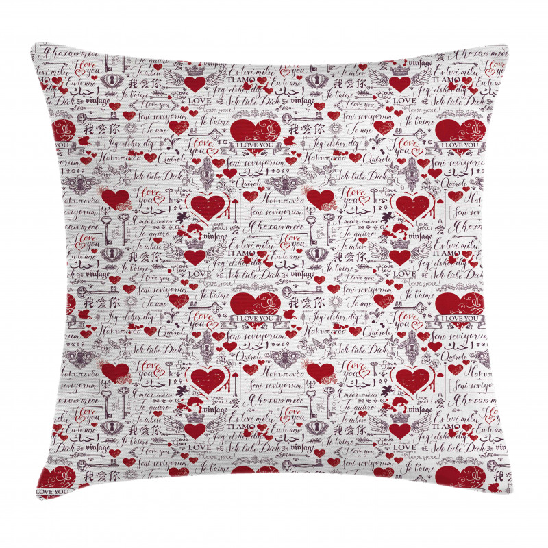 I Love You Lingo Pillow Cover