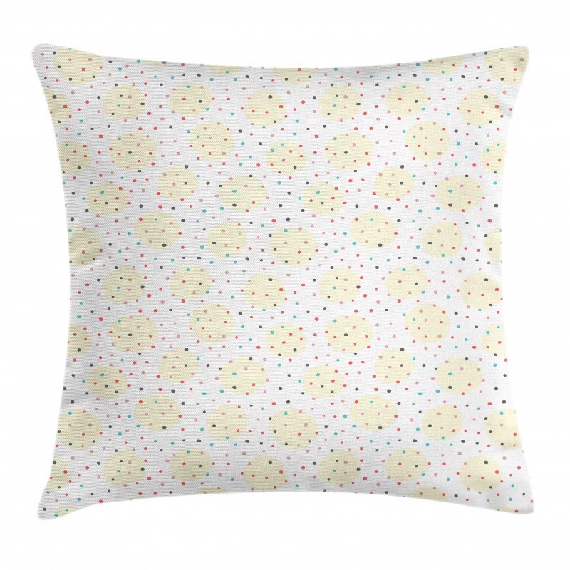 Colorful Random Spots Pillow Cover