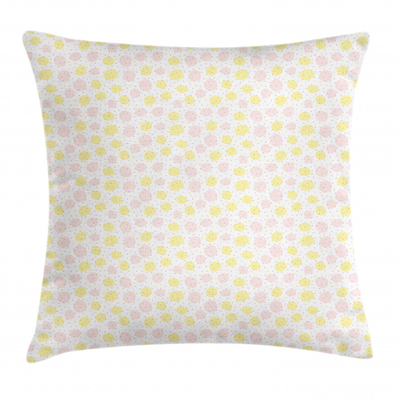 Pastel Tone Blots Pillow Cover