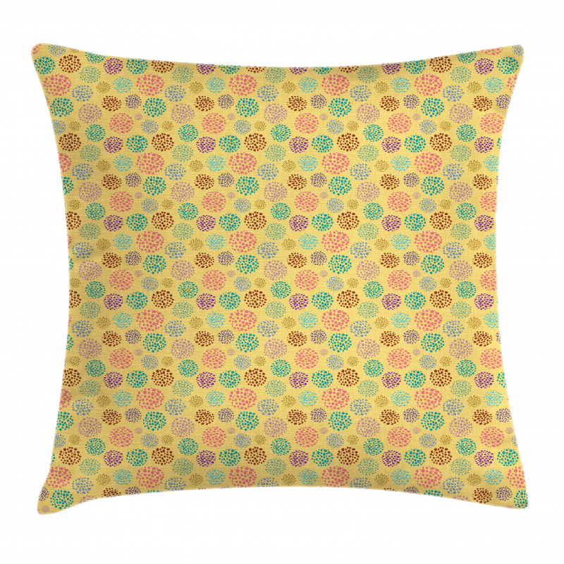 Color Assembled Blots Pillow Cover