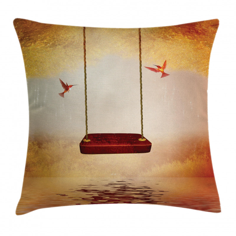 Hummingbird Peace Pillow Cover