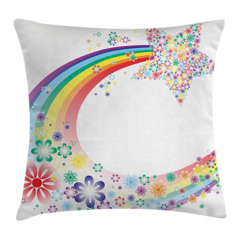 Nature Spring Floral Pillow Cover