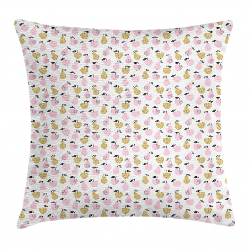 Abstract Pears and Apples Pillow Cover