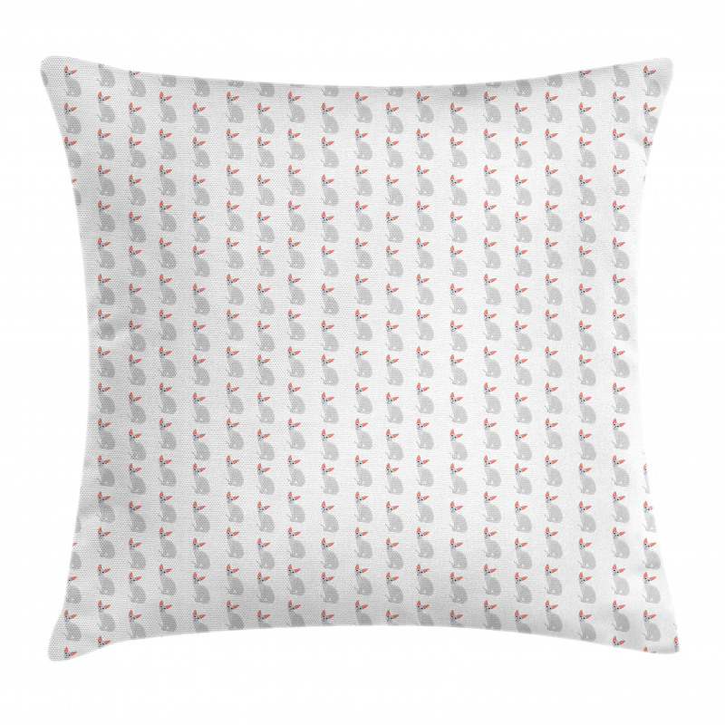 Cartoon Cats Repetition Pillow Cover