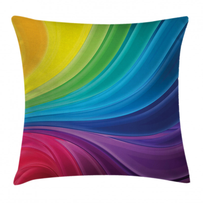 Abstract Smooth Lines Pillow Cover