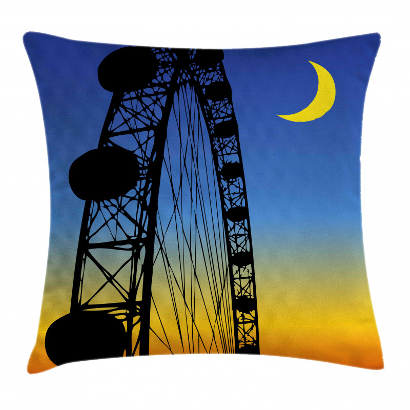 Fun Ride on Ombre Sky Pillow Cover