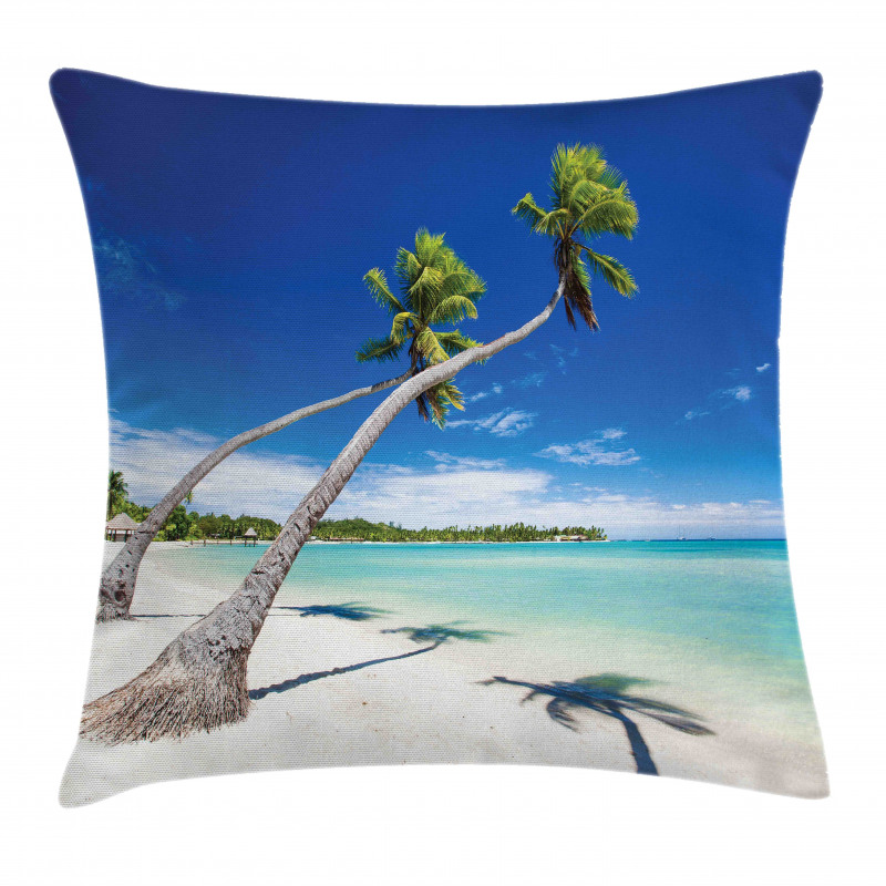 Trees Hanging Above a Lagoon Pillow Cover