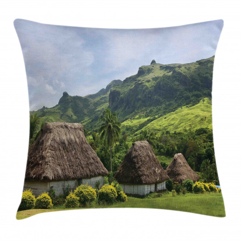 Greenland Scene Navala Village Pillow Cover