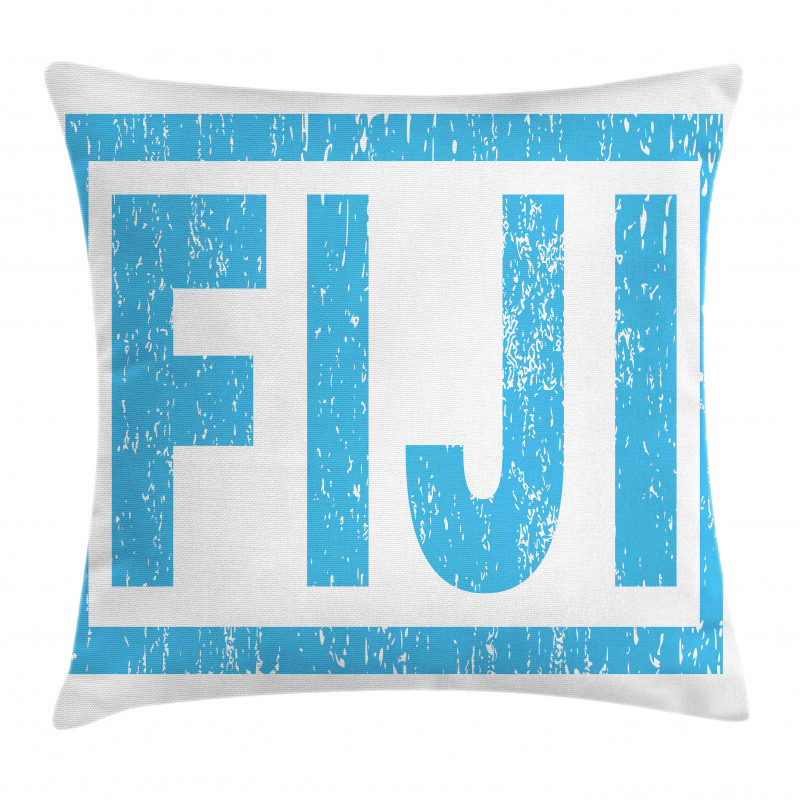 Big Bold Grunge Style Wording Pillow Cover