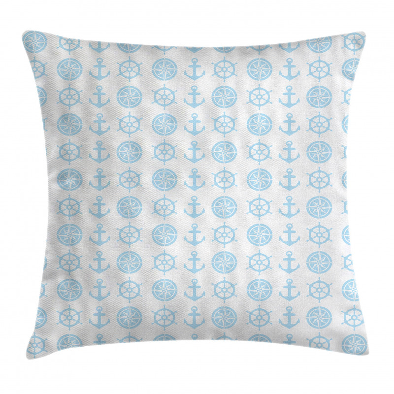 Compass and Anchor Pillow Cover