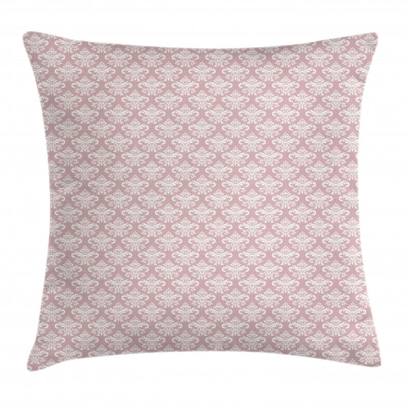 Abstract Monochrome Floral Pillow Cover