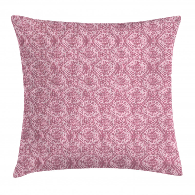 Mystic Flowers and Circles Pillow Cover