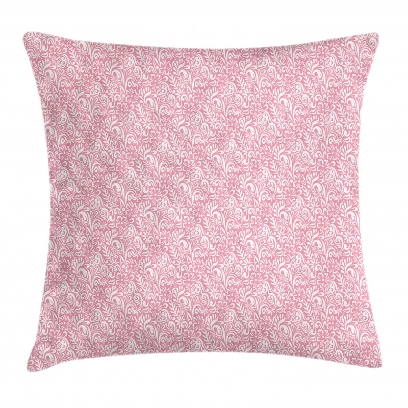 Simplistic Floral Art Pillow Cover