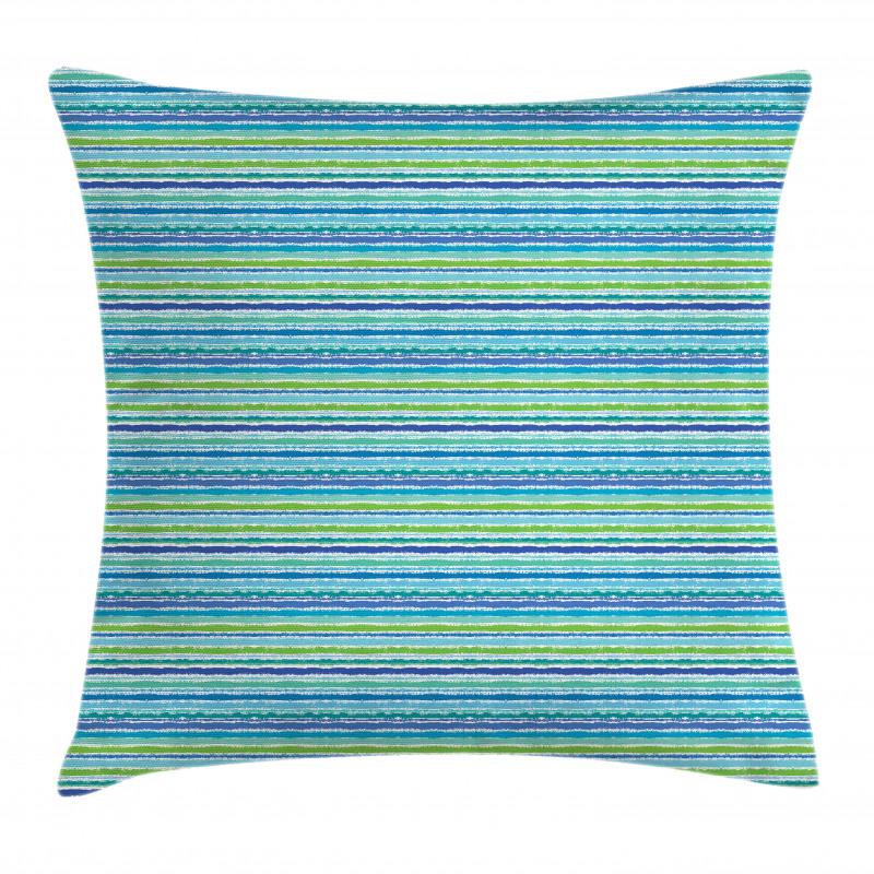 Blue Green Tones Art Pillow Cover