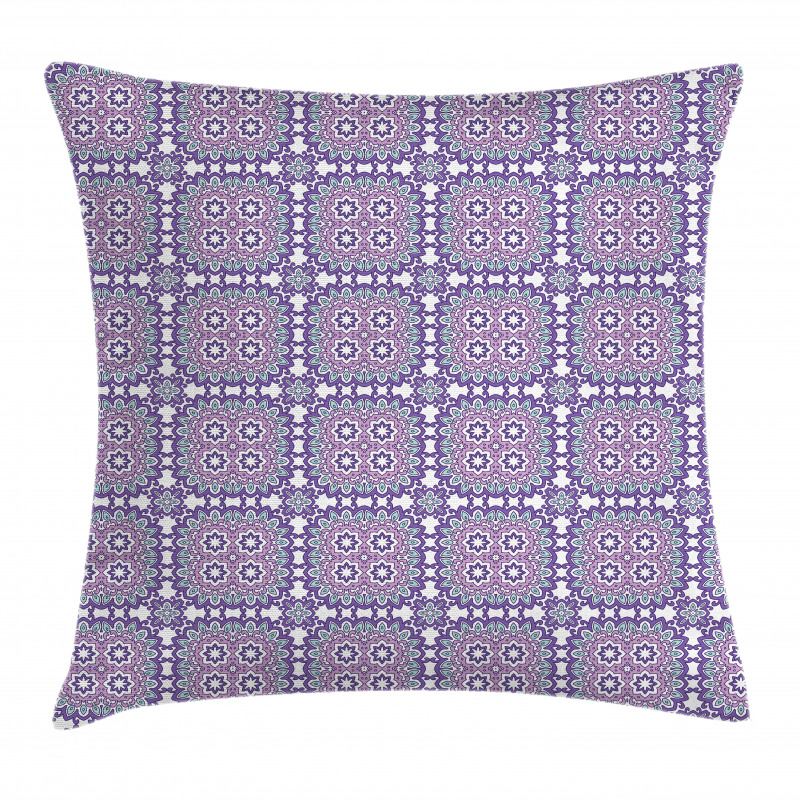 Flower Inspired Shapes Pillow Cover