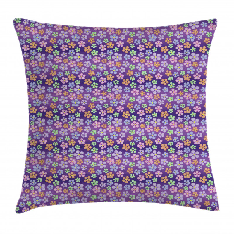 Graphical Flower Elements Pillow Cover