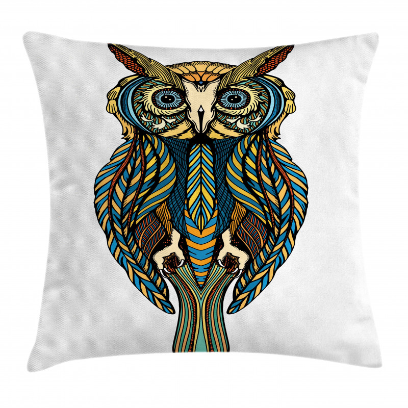 Bohemian Artwork Bird Pillow Cover