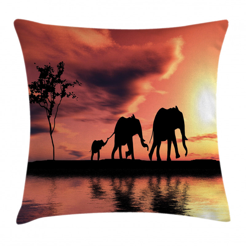 Safari Wild Animals Pillow Cover