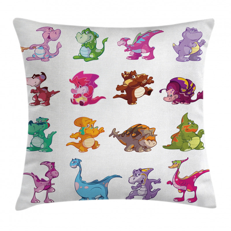 Dinosaurs Extinction Pillow Cover