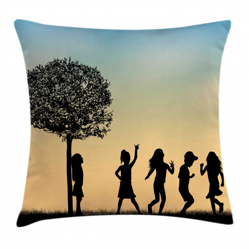 Children Dance Shade Art Pillow Cover