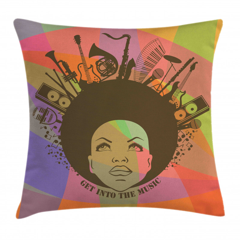 American Woman Pillow Cover