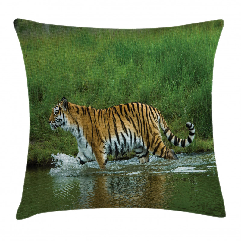 Siberian Tiger Panthera Pillow Cover