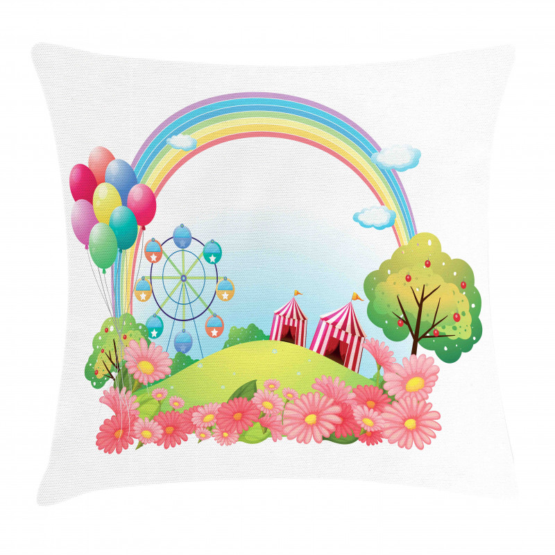 Village Hill Circus Pillow Cover