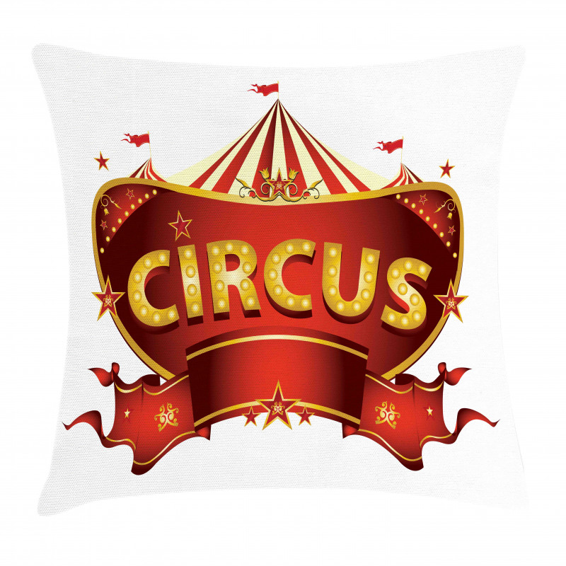 Carnival Sign Nightlife Pillow Cover