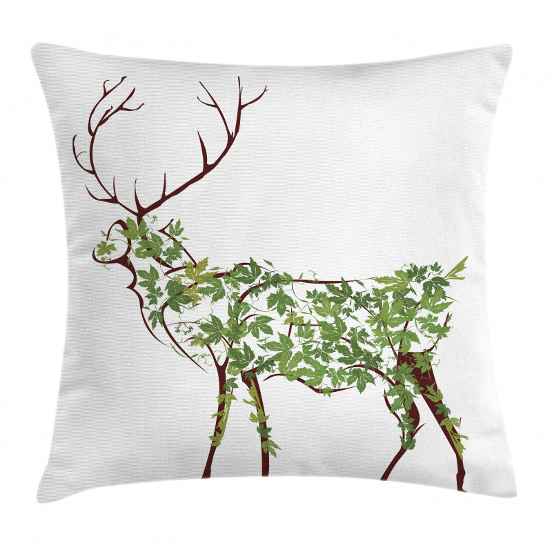 Garden Deer Celebration Pillow Cover