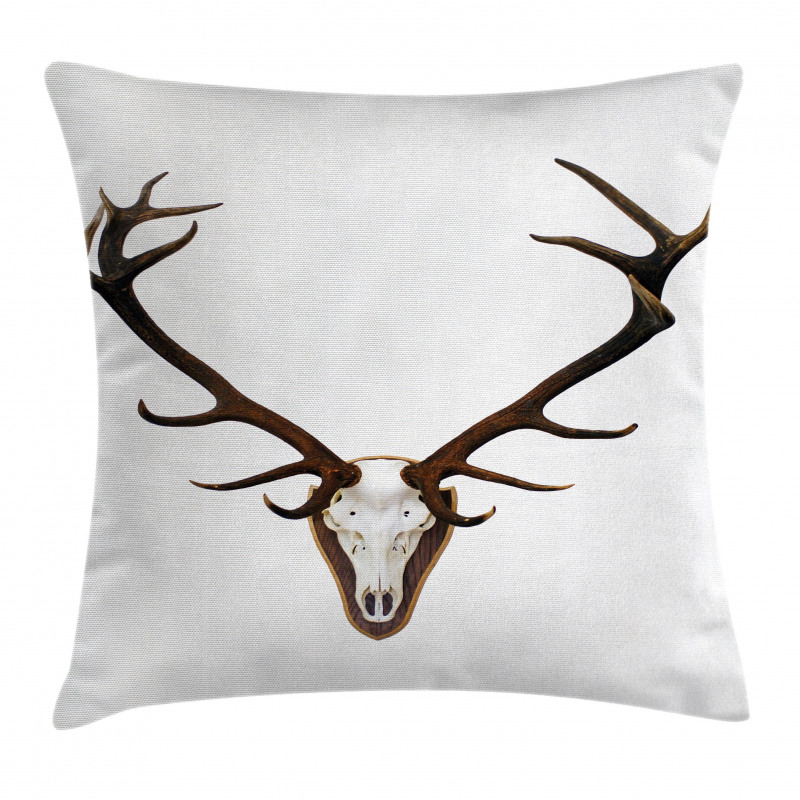 Deer Stag Bones Mounted Pillow Cover