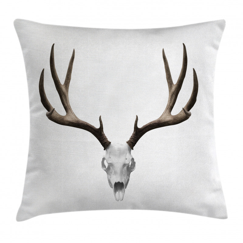 Deer Skull Skeleton Pillow Cover