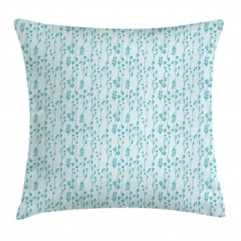 Blossoming Eucalyptus Leaves Pillow Cover