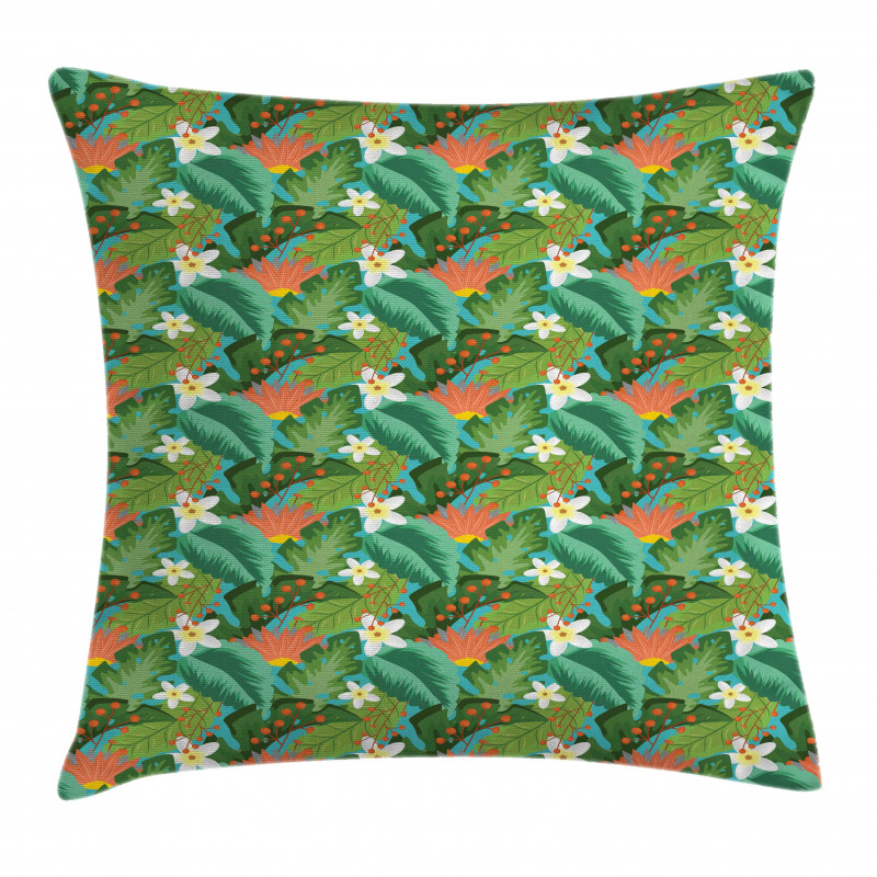 Close up Exotic Plantation Pillow Cover