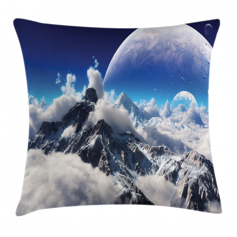 Snow Capped Mountain Pillow Cover