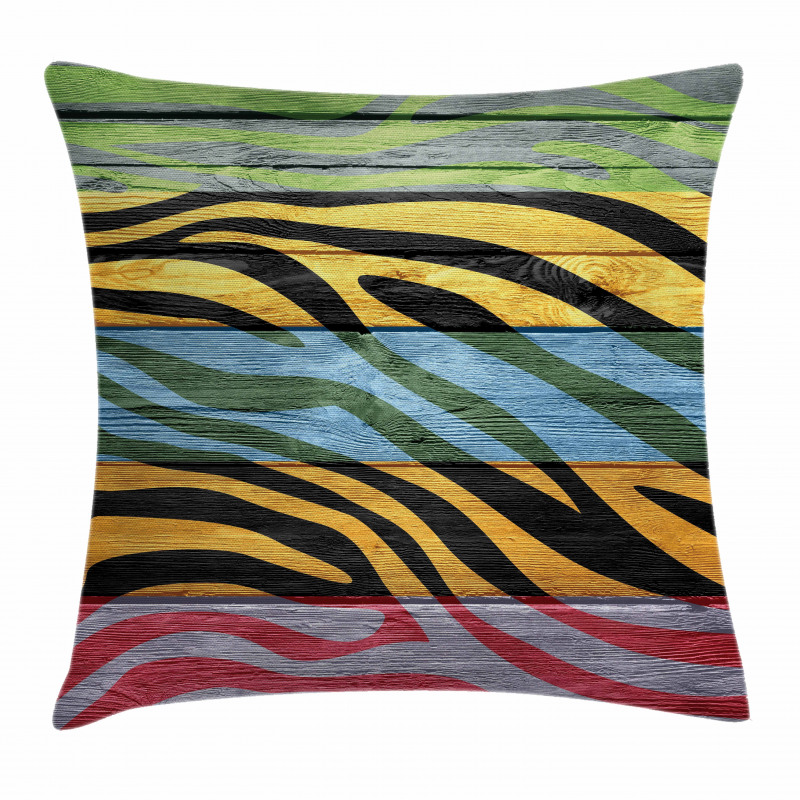 Colorful Animal Pillow Cover