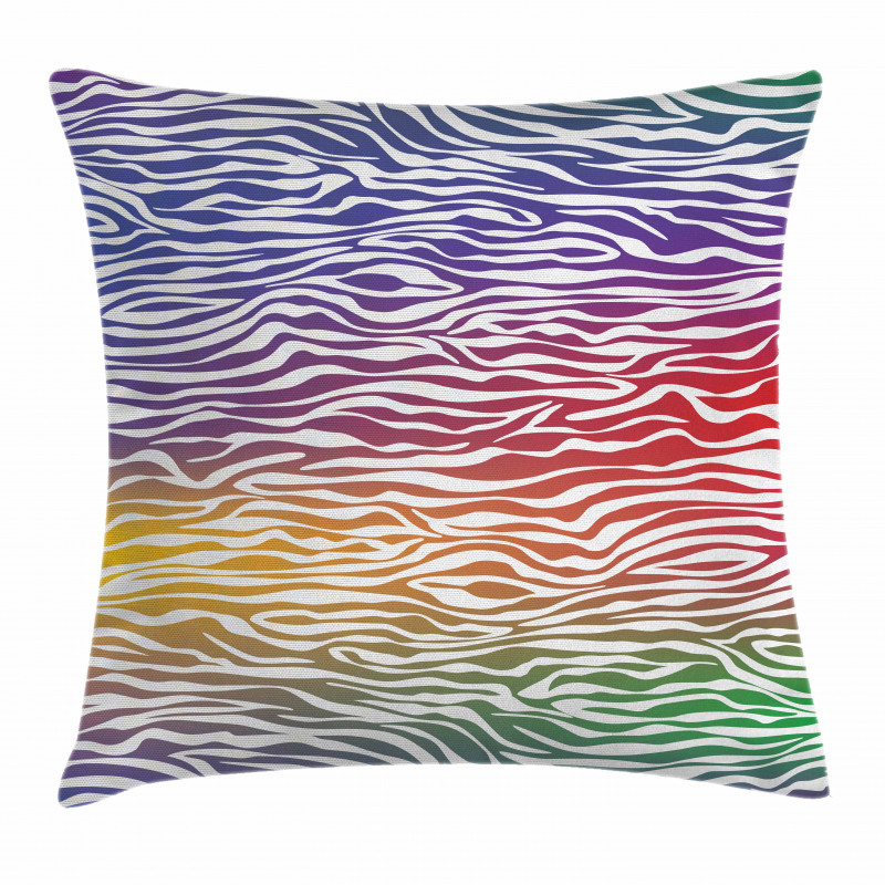 Abstract Zebra Skin Pillow Cover