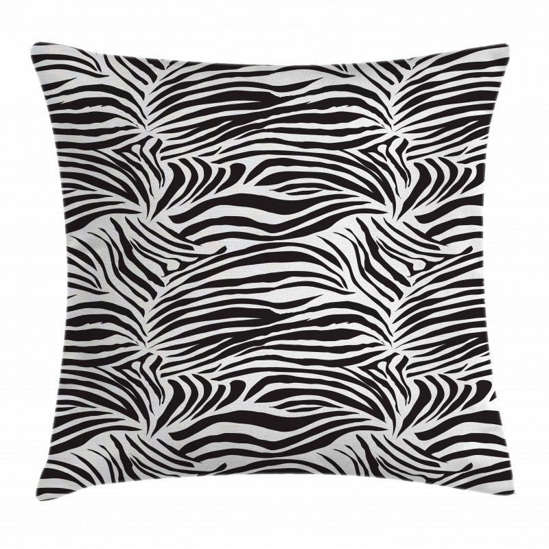 Wild Zebra Lines Pillow Cover
