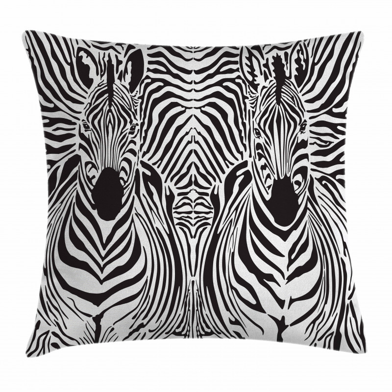 Safari Zebra Stripe Pillow Cover